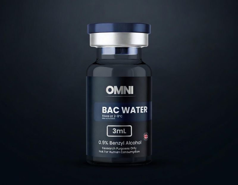 Bacteriostatic water 3ml vial — laboratory reagent for reconstitution